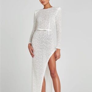 Nadine Merabi ELIANNA WHITE DRESS